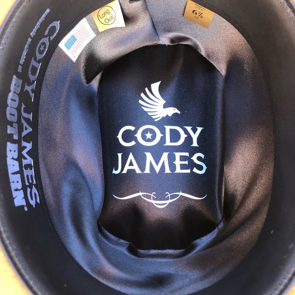 Beautiful. Stylish. Cody James Cowboy Hat. 5xxxxx. Made in the U. S.A long oval - Picture 2 of 8